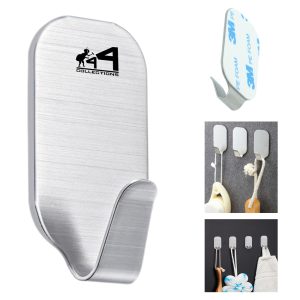 Nail-Free Oval Wide Metal Hook