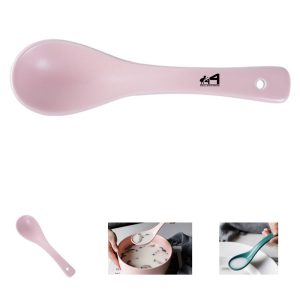 Long Handle Large Ceramic Spoon
