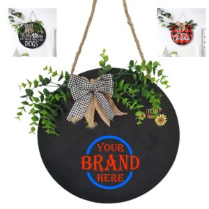 Custom Wooden Round Hanging Sign