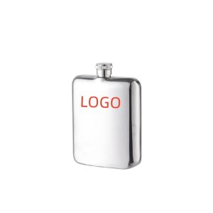 6Oz Plain Pewter Hip Flask