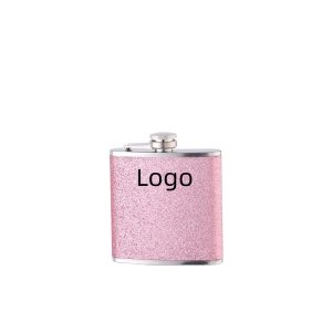 Hip Flask With Twinkle Veneer  6Oz