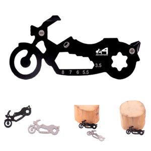 Motorcycle Shape Edc Tool Card