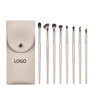 8Pcs Eyeshadow Makeup Brushes Set With Pu Bag