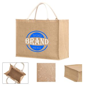 Waterproof Jute Tote Bag