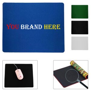 8.66 X 7.09 X 0.08 Inch Mouse Mat W/ Stitched Edges