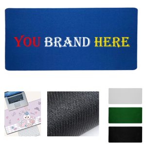 11.81 X 23.62 X 0.16 Inch Large Mouse Mat W/ Stitched Edges