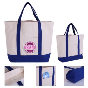 14.96 X 17.72 X 4.72 Inch High-Capacity Canvas Tote Boat Bag