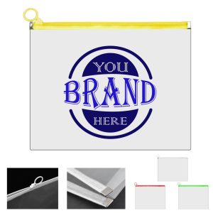 Slide-Lock Closure Storage Pouch