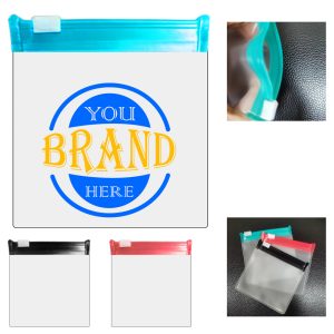 Resealable Frosted Eva Zip- Lock Seal Storage Pouch