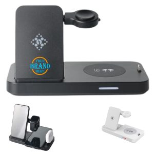 4-In-1 Phone Stand Wireless Charger