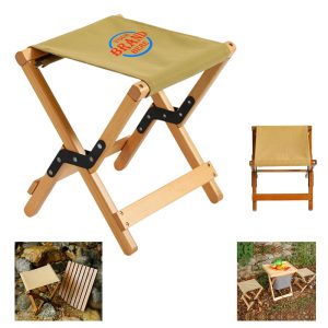 Folding Camping Wooden Stool