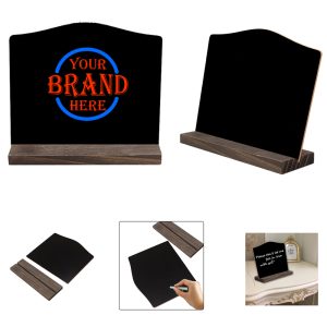 Message Blackboard W/ Detachable Pine Wood Base