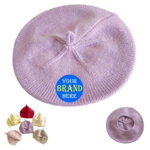 Kids Knitted Beret Beanie