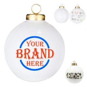 Ceramic Christmas Ornament Ball