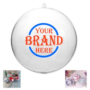 Plastic Fillable Ornament Ball
