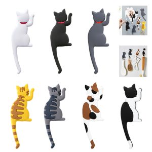 Cat Hook Fridge Magnet Clip