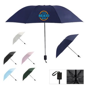 21-Inch Tri-Fold Gel Folding Umbrella