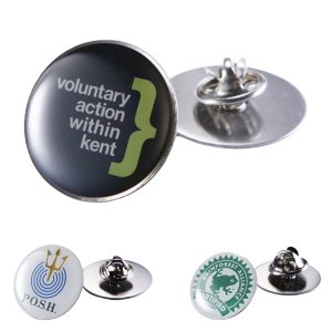 Custom 1.18 Inch Round Stainless Steel Badge