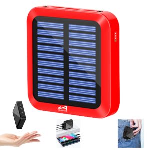 10000Mah Portable Solar Power Bank Flashlight
