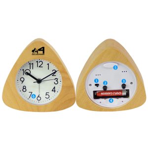 Wooden Alarm Desk Clock