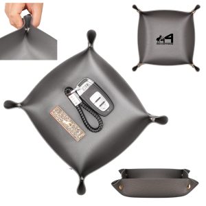 Leather Desktop Storage Box