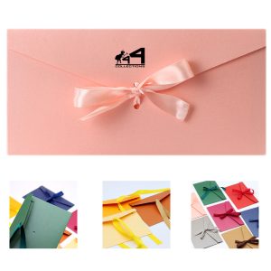 Ribbon Pearl Paper Envelope