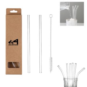 Glass Straw Set