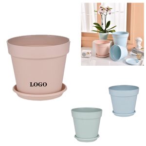 4.3" Plastic Plants Pots With Base