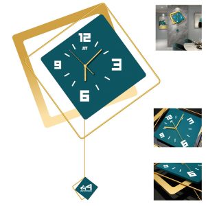 Diamond-Shaped Wall Clock