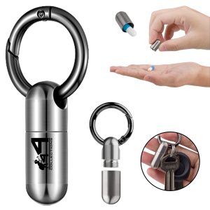 Micro Keychain Pill Holder