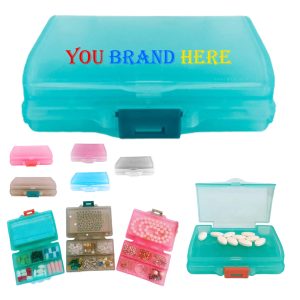 Double Layer Medicine Box W/7 Compartments