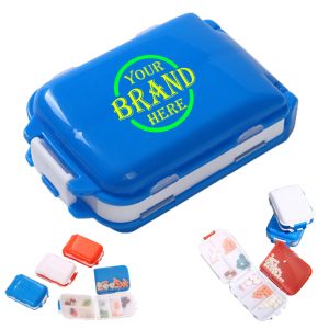 Foldable Portable Three Section Medicine Box