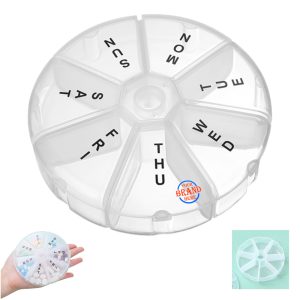 Weekly Circular Medicine Box