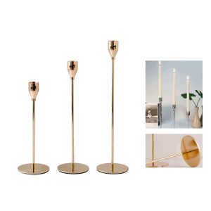 Metal Home Candle Holder Set
