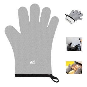 Heat Resistant 5-Finger Silicone Gloves