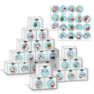 24 Days Christmas Countdown Blind Box Calendar