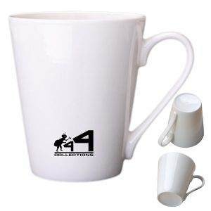 10.8Oz White V-Mug