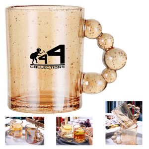 11.8Oz Pearl Handle Amber Mug