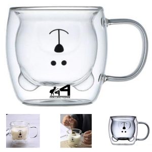 8.79Oz Lovely Bear Transparent Mug