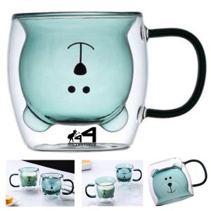 8.79Oz Lovely Bear Blue Mug