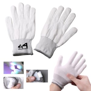 Led Conventional White Luminous Gloves