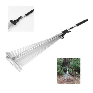 15 Tooth Double-Extension Lawn Rake