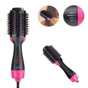 2-In-1 Hair Curling And Straightening Comb
