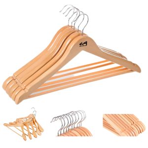 Hotel Simple Solid Wooden Hanger