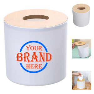 Desktop Tissue Storage Box W/ Detachable Lid