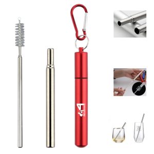 304 Stainless Steel Collapsible Straw