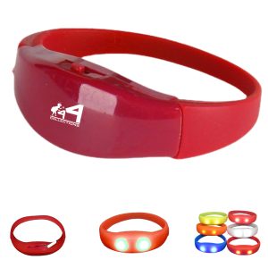 Led Silicone Luminous Vibrating Bracelet