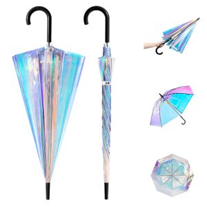 Colorful Transparent Holographic Umbrella