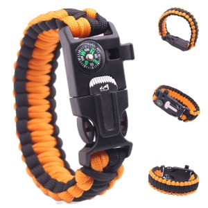 5-In-1 Paracord Survival Bracelet