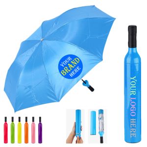 Wine-Bottle Shaped Umbrella